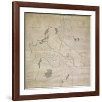 Map of Leeds, Surveyed by John Tuke, 1781-null-Framed Giclee Print