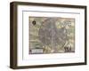 Map of Leuven from Civitates Orbis Terrarum-null-Framed Giclee Print