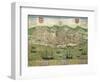 Map of Lisbon, from Civitates Orbis Terrarum by Georg Braun-Joris Hoefnagel-Framed Giclee Print