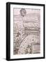 Map of London, 1560-George Vertue-Framed Giclee Print