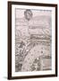 Map of London, 1560-George Vertue-Framed Giclee Print