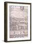 Map of London, 1560-George Vertue-Framed Giclee Print