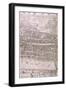 Map of London, 1560-George Vertue-Framed Giclee Print