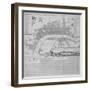 Map of London, 1666-Frederik de Wit-Framed Premium Giclee Print