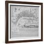 Map of London, 1666-Frederik de Wit-Framed Giclee Print