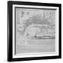 Map of London, 1666-Frederik de Wit-Framed Giclee Print