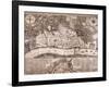 Map of London, 1666-null-Framed Giclee Print