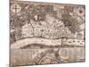Map of London, 1666-null-Mounted Giclee Print