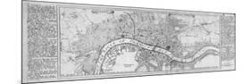 Map of London, 1700-Augustae Vindelicorum-Mounted Giclee Print