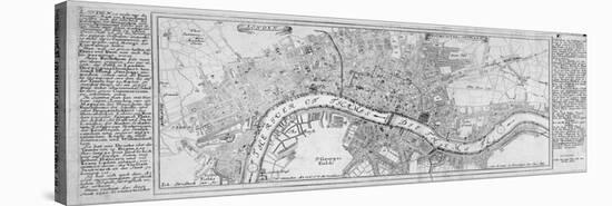 Map of London, 1700-Augustae Vindelicorum-Stretched Canvas