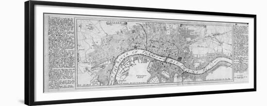 Map of London, 1700-Augustae Vindelicorum-Framed Premium Giclee Print