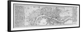 Map of London, 1700-Augustae Vindelicorum-Framed Premium Giclee Print