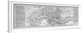 Map of London, 1700-Augustae Vindelicorum-Framed Premium Giclee Print