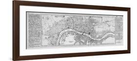 Map of London, 1700-Augustae Vindelicorum-Framed Giclee Print