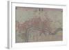 Map of London, 1725-null-Framed Giclee Print