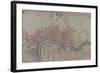 Map of London, 1725-null-Framed Giclee Print