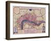 Map of London, 1727-null-Framed Giclee Print