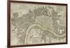 Map of London, 1753-null-Framed Giclee Print