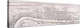 Map of London, 1789 Representing Elizabethan London-null-Stretched Canvas