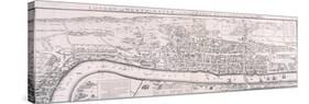 Map of London, 1789 Representing Elizabethan London-null-Stretched Canvas