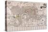 Map of London, 1797-Edward Mogg-Stretched Canvas