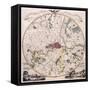 Map of London, 1798-E Bourne-Framed Stretched Canvas