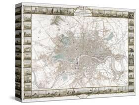 Map of London, 1851-J Rapkin-Stretched Canvas