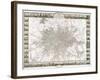 Map of London, 1851-J Rapkin-Framed Giclee Print