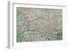 Map of London, 1852-Charles Knight-Framed Giclee Print
