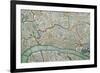 Map of London, 1852-Charles Knight-Framed Giclee Print