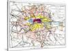 Map Of London, 1881-null-Stretched Canvas