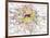 Map Of London, 1881-null-Framed Giclee Print