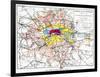 Map Of London, 1881-null-Framed Giclee Print