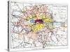 Map Of London, 1881-null-Stretched Canvas