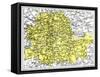 Map of London, 1924-1926-null-Framed Stretched Canvas