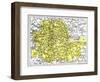 Map of London, 1924-1926-null-Framed Giclee Print