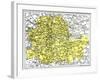 Map of London, 1924-1926-null-Framed Giclee Print