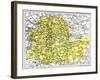 Map of London, 1924-1926-null-Framed Giclee Print