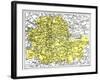 Map of London, 1924-1926-null-Framed Giclee Print