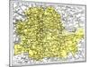 Map of London, 1924-1926-null-Mounted Giclee Print