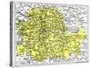 Map of London, 1924-1926-null-Stretched Canvas