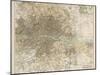 Map of London and Its Suburbs-J. Bartholomew-Mounted Photographic Print