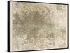 Map of London and Its Suburbs-J. Bartholomew-Framed Stretched Canvas