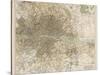 Map of London and Its Suburbs-J. Bartholomew-Stretched Canvas