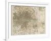 Map of London and Its Suburbs-J. Bartholomew-Framed Photographic Print