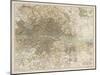 Map of London and Its Suburbs-J. Bartholomew-Mounted Art Print