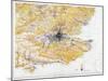 Map of London and South-East England, 1891-John Bartholomew-Mounted Giclee Print