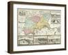 Map of London and Surrounding Counties, 1710-null-Framed Giclee Print