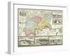 Map of London and Surrounding Counties, 1710-null-Framed Giclee Print