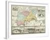 Map of London and Surrounding Counties, 1710-null-Framed Giclee Print